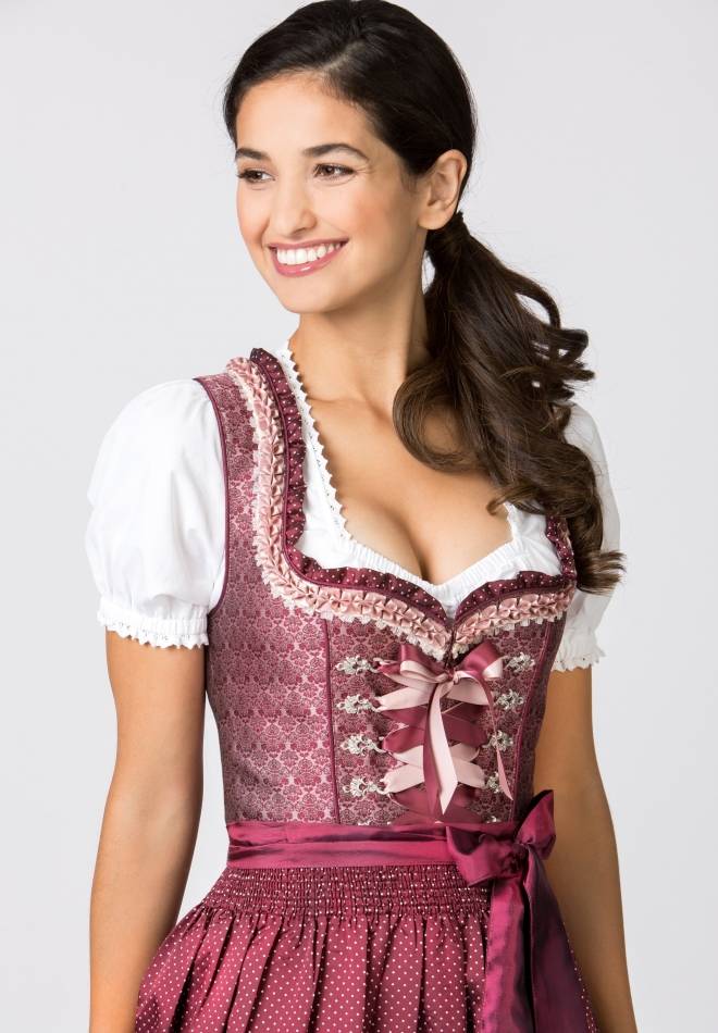 Stockerpoint Dirndl Giselle bordeaux 30 Schlussverkauf