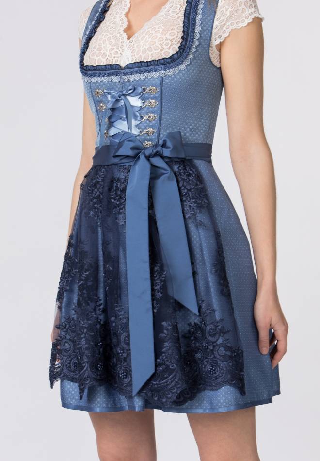 Stockerpoint Dirndl Beliva blau 32 Günstiger Verkauf