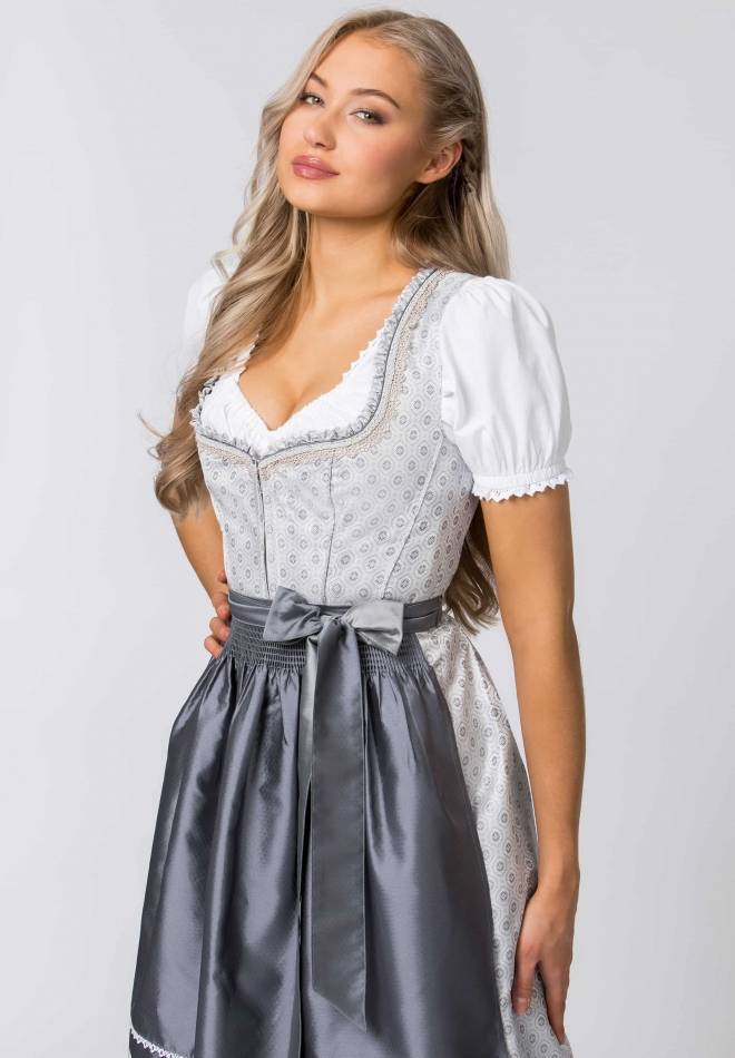 Stockerpoint Dirndl Sonja hellgrau 32 Hotsell