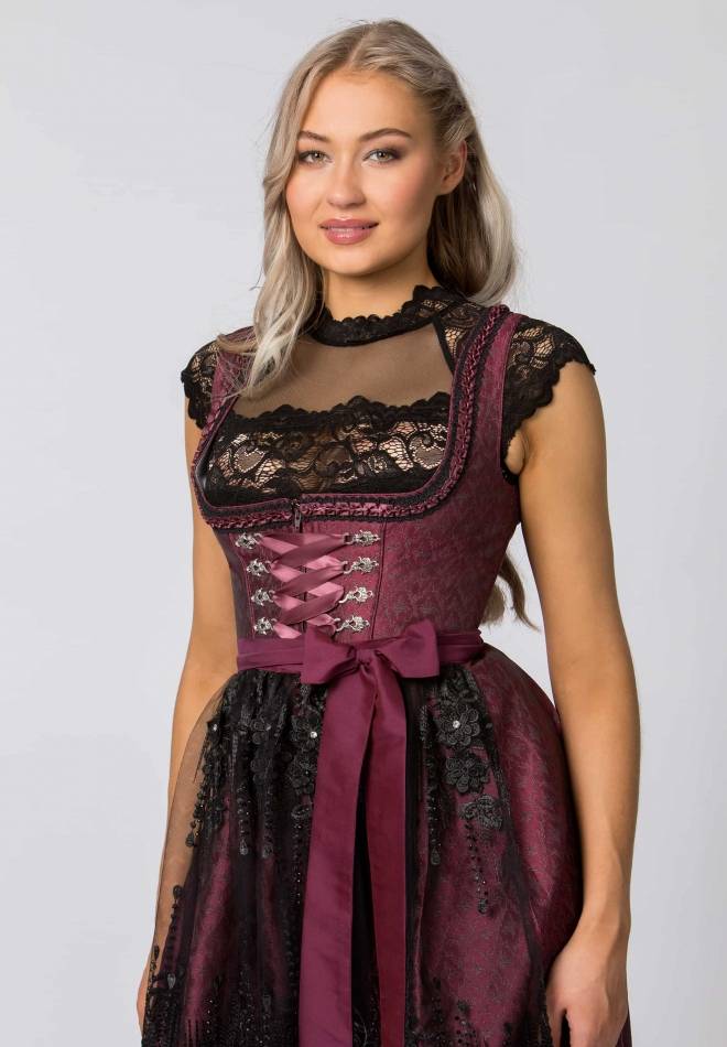 Stockerpoint Dirndl Sanja bordeaux 32 Blitzverkäufe