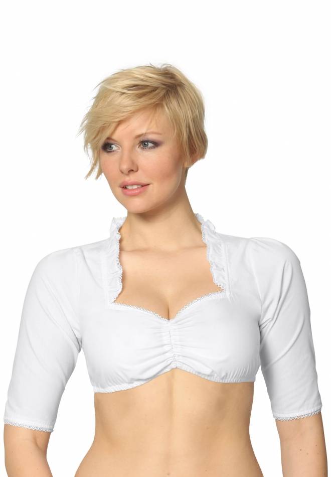 Stockerpoint Bluse B-1015 weiss 34 Outlet
