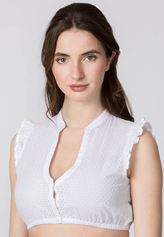 Stockerpoint Bluse Melania weiss 30 Schlussverkauf