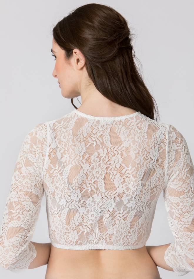Stockerpoint Dirndlbluse Smilla creme 34 Online Shopping