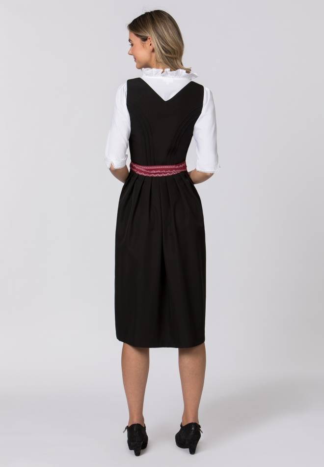 Stockerpoint Schürze Claire dunkelrot 1 (34-38) Outlet