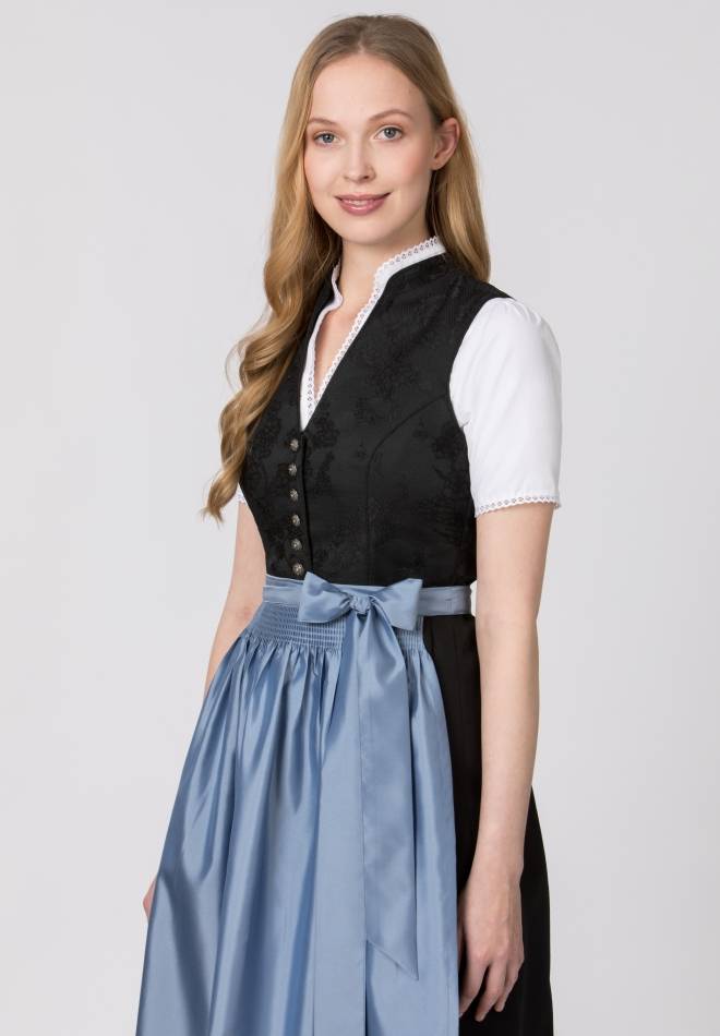 Stockerpoint Schürze Kristin rauchblau 1 (34-38) im Angebot