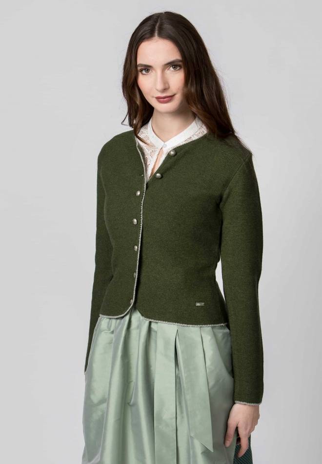 Stockerpoint Jacke Marissa moosgrün-grau 34 Outlet
