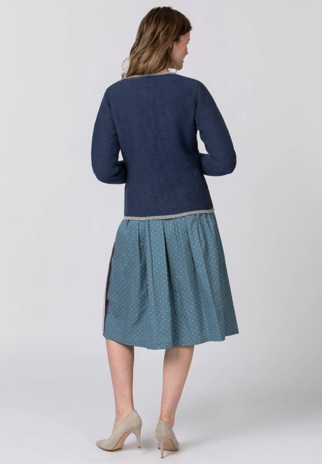 Stockerpoint Jacke Caro nachtblau-grau 34 Schlussverkauf