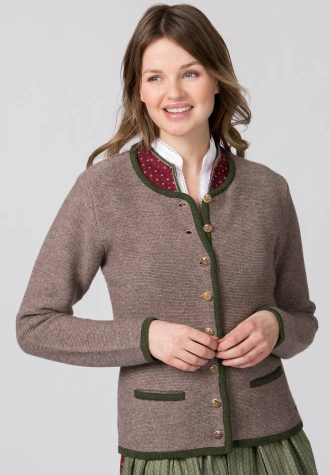 Stockerpoint Jacke Caro trüffel-moosgrün 34 Fabrikverkauf