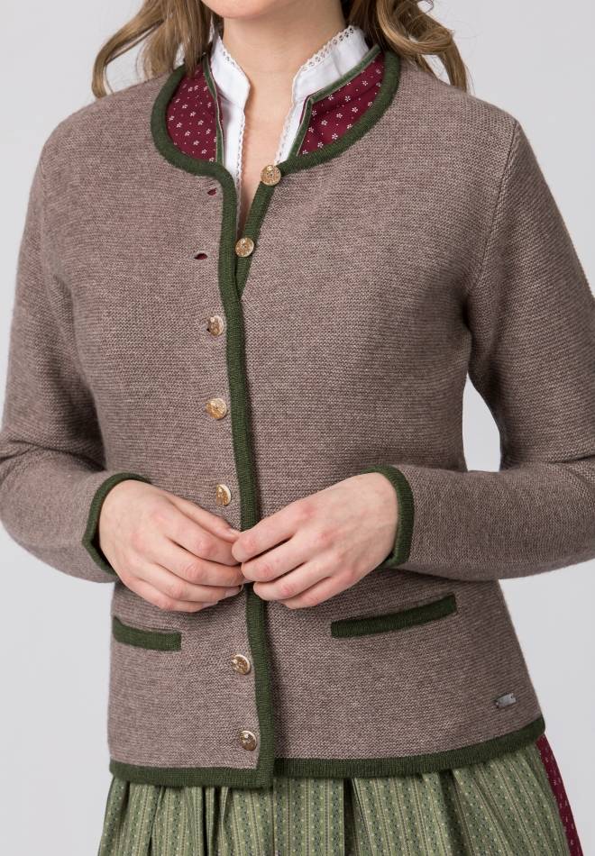 Stockerpoint Jacke Caro trüffel-moosgrün 34 Fabrikverkauf