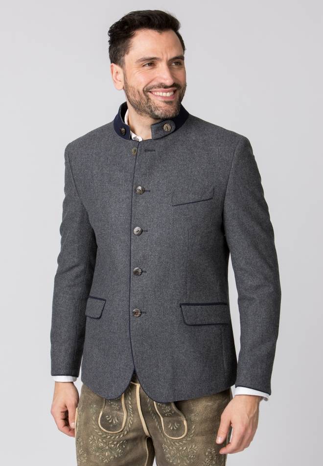 Stockerpoint Jacke Luciano stein-blau 44 Blitzverkäufe