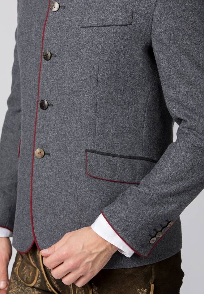 Stockerpoint Jacke Luciano stein-rot 44 Outlet