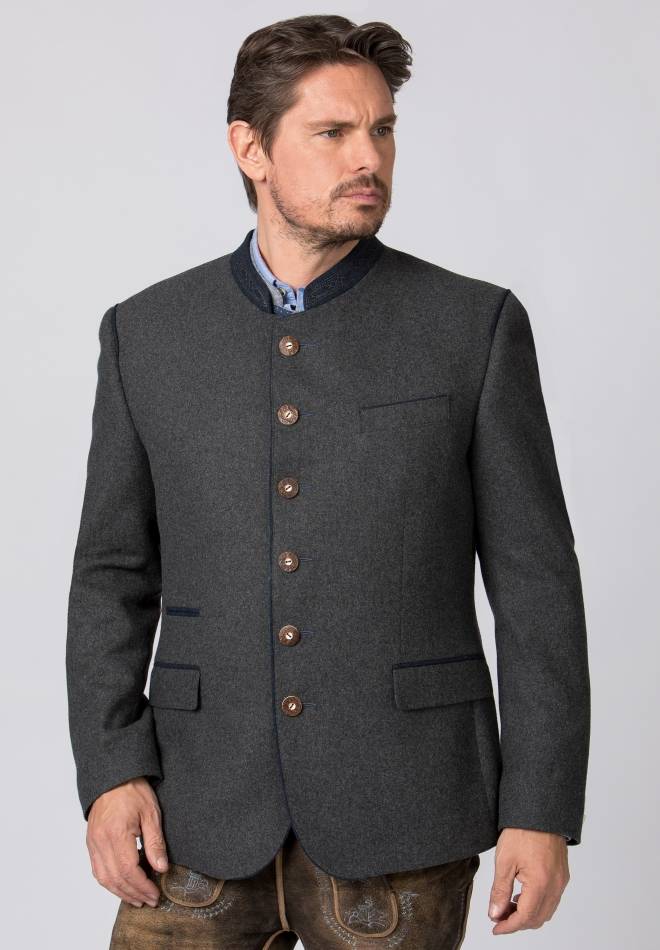 Stockerpoint Jacke Titus grau-blau 46 Meist gekauft