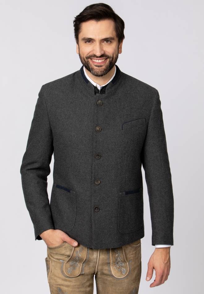 Stockerpoint Jacke Samuel grau-blau 44 Verkauf