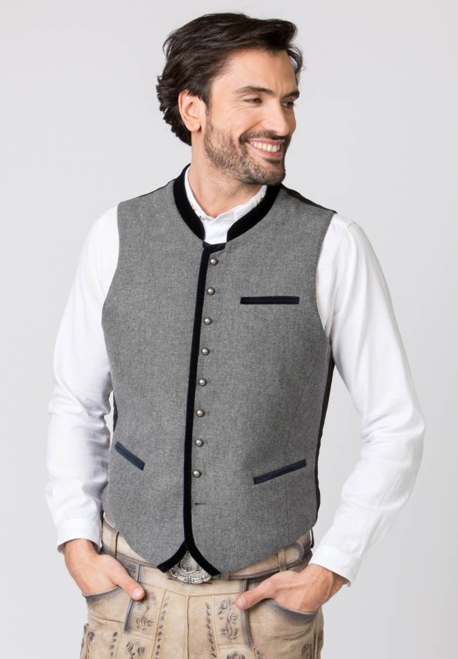 Stockerpoint Weste Alonso grau-nachtblau 46 Auslauf