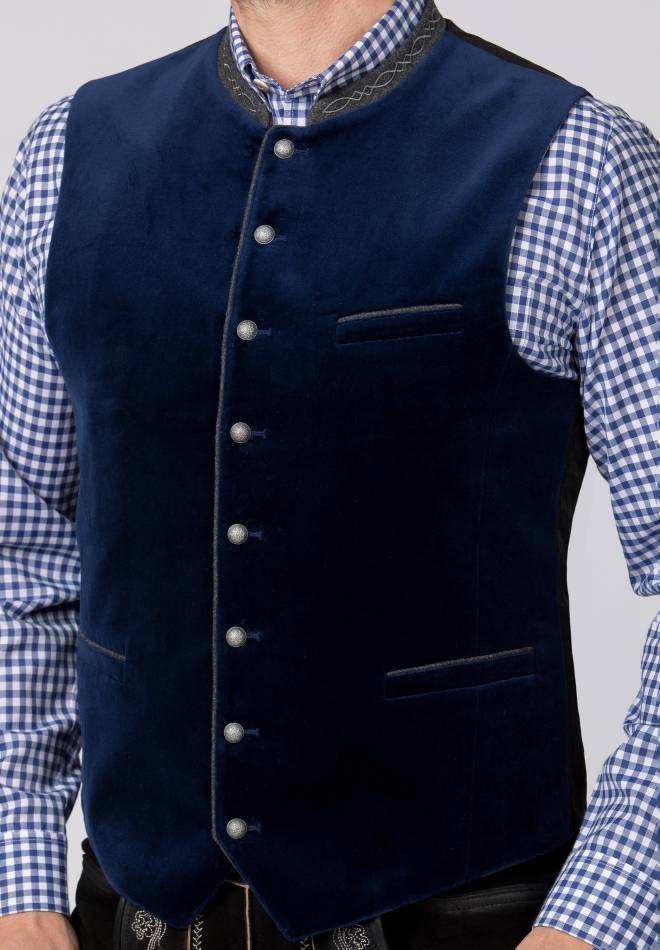 Stockerpoint Weste Lorenzo indigo 52 Schlussverkauf