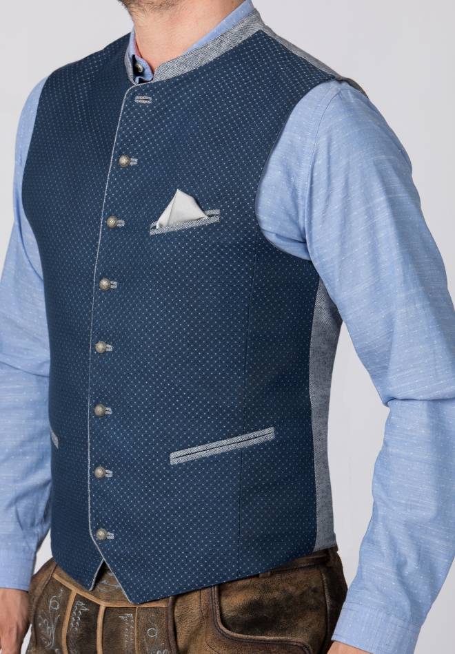 Stockerpoint Weste Markus blau 44 Auslauf