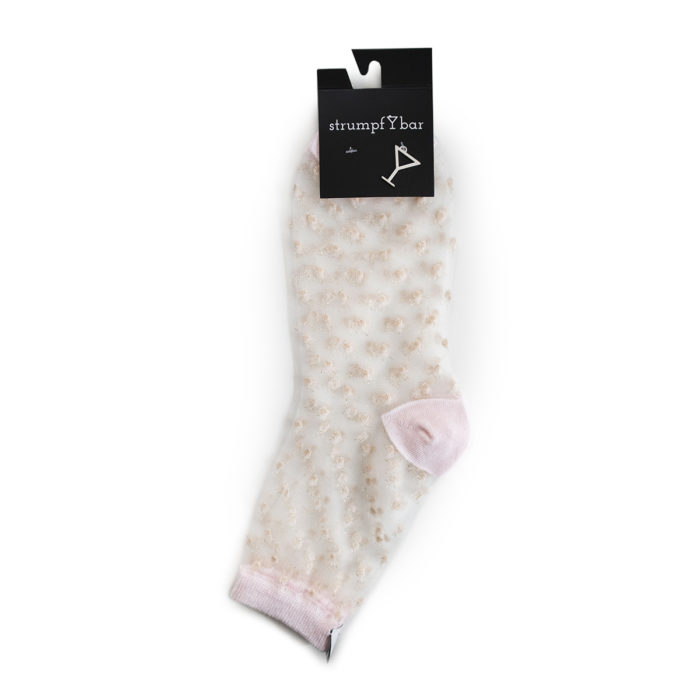 Strumpfbar Dots on the Beach rose Meist gekauft