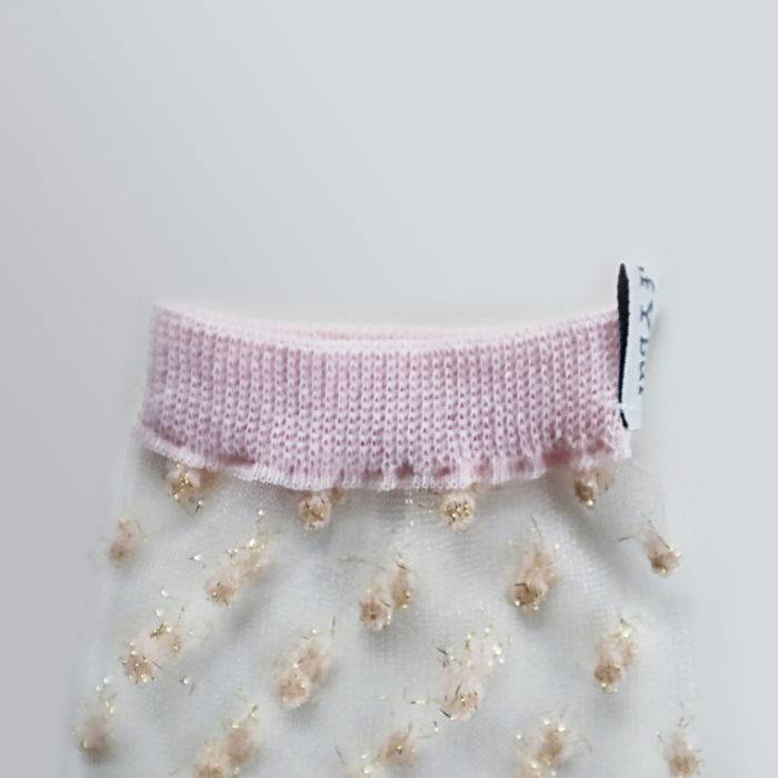 Strumpfbar Dots on the Beach rose Meist gekauft