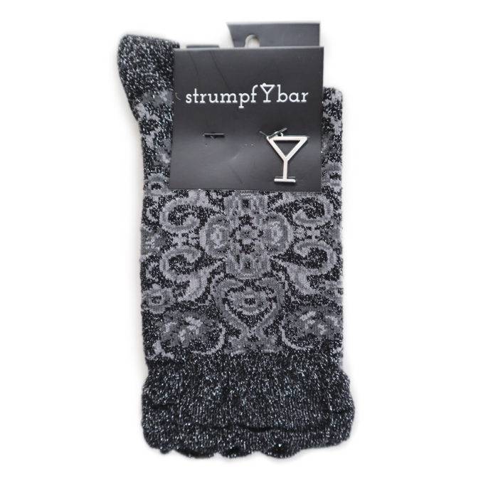 Strumpfbar Royal Punch schwarz-silber Begrenztes Angebot