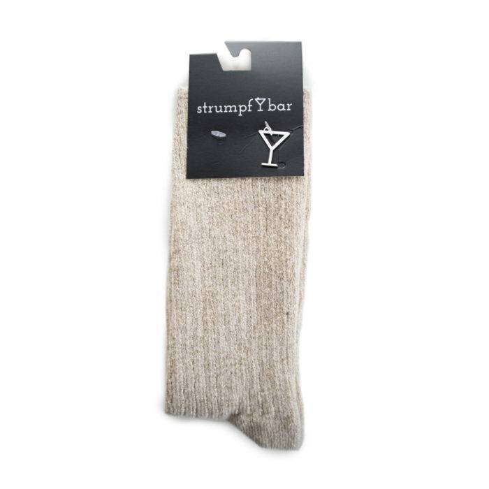 Strumpfbar Winter Sprizz beigemelange-gold Heißer Verkauf