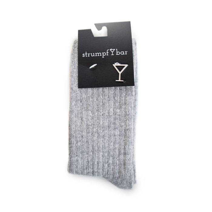 Strumpfbar Winter Sprizz graumelange-silber Top Angebot