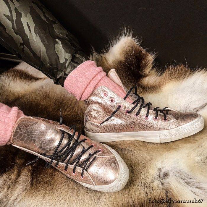 Strumpfbar Winter Sprizz rosa-gold Online Outlet
