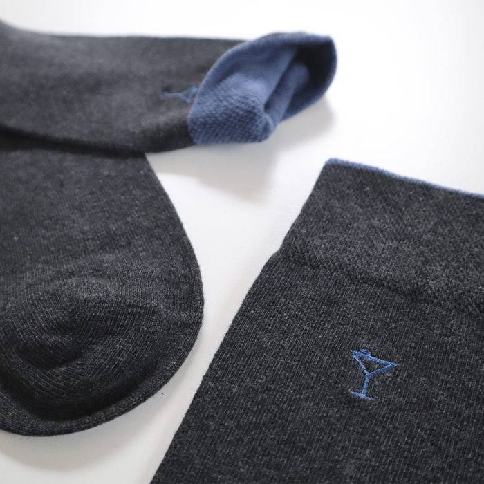 Strumpfbar Cotton Libre Anthrazit Melange/Jeansblau Tägliche Deals