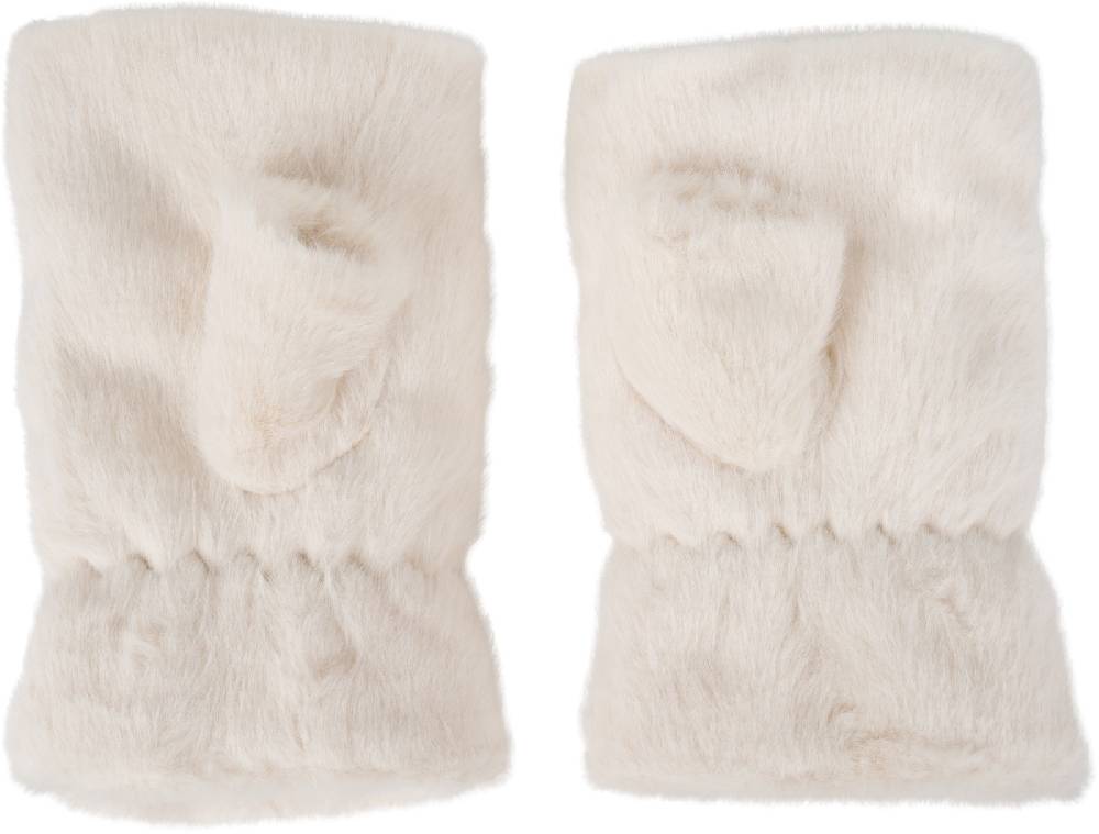 Stylebreaker Fingerlose Handschuhe Kunstfell Einfarbig Auslauf