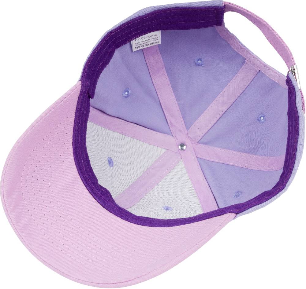 Stylebreaker Baseball Cap Zweifarbig Pastell Saisonschlussverkauf