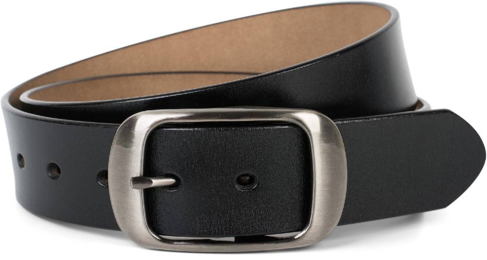 Stylebreaker Unisex Leder Gürtel Unifarben im Angebot