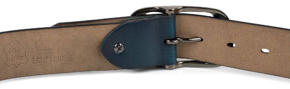 Stylebreaker Unisex Leder Gürtel Unifarben im Angebot