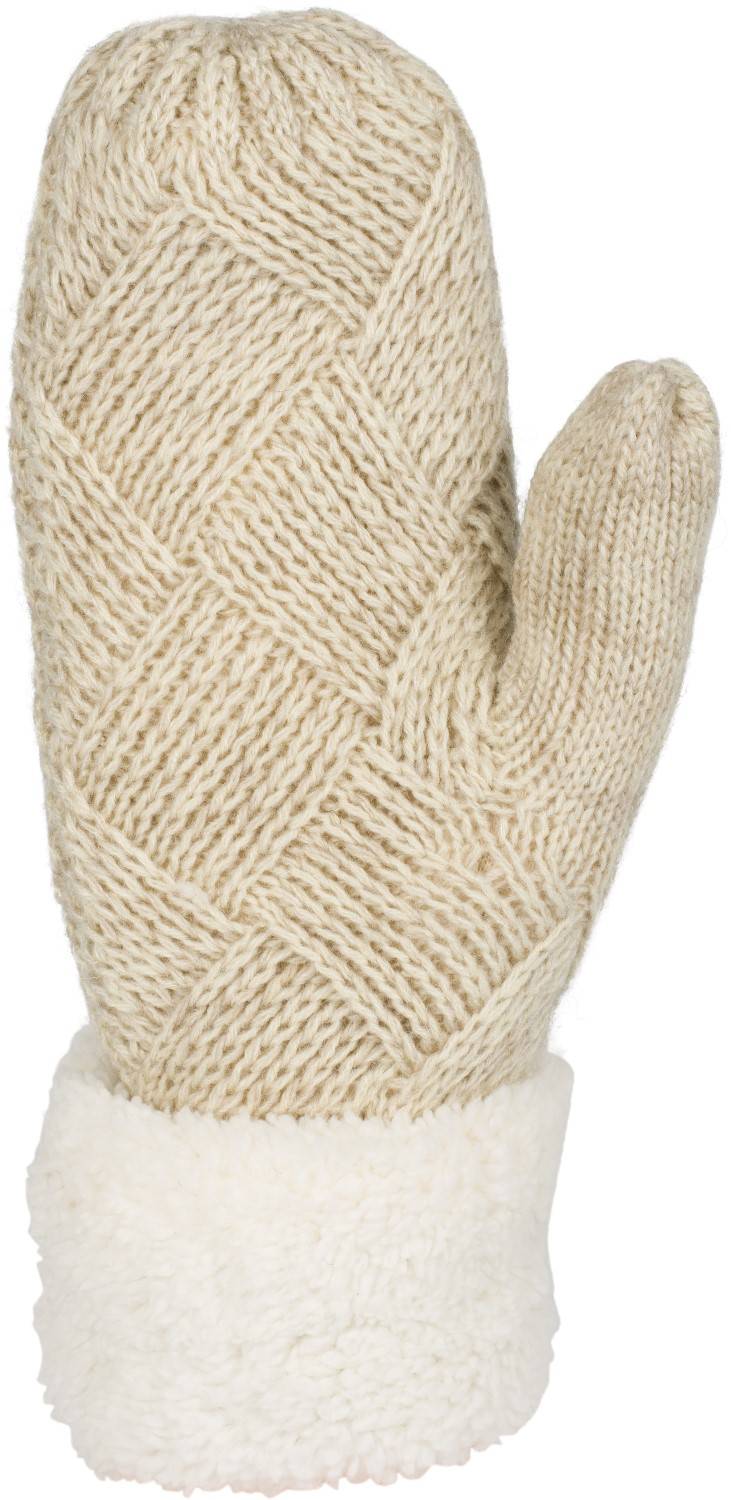 Stylebreaker Strickhandschuhe Fäustlinge mit Rauten Muster und Fleece Günstiger Verkauf