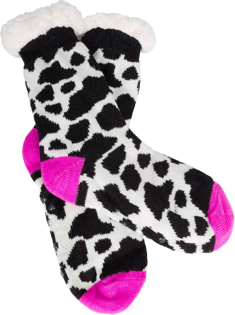 Stylebreaker ABS Kuschelsocken Animal Print Fabrikverkauf