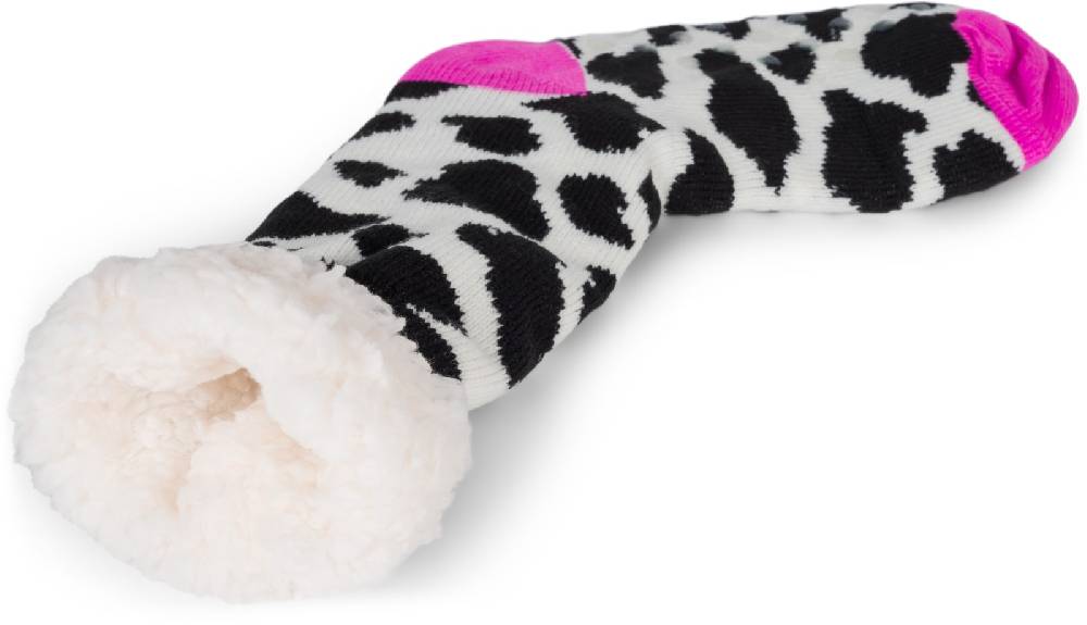 Stylebreaker ABS Kuschelsocken Animal Print Fabrikverkauf
