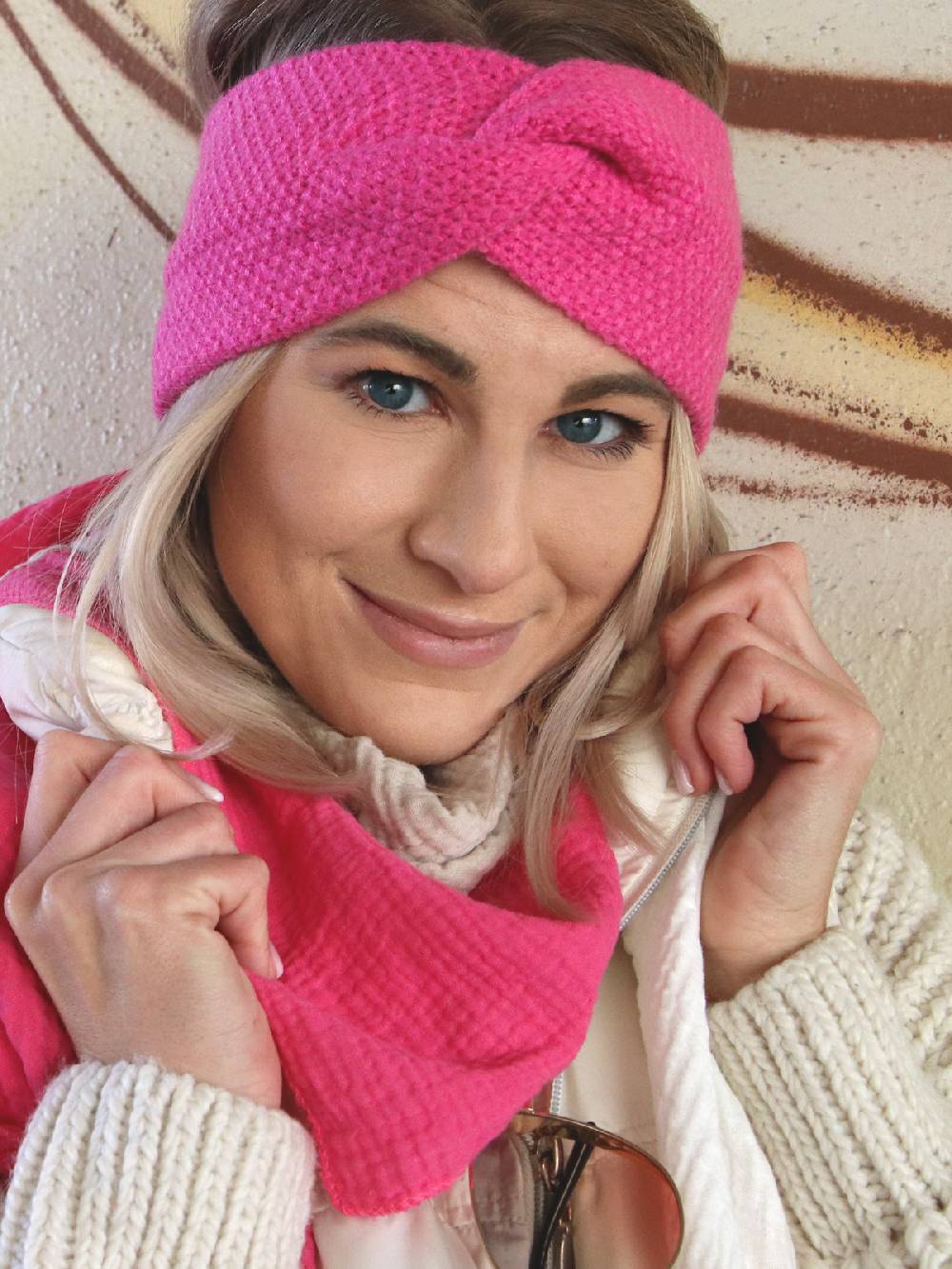 Stylebreaker Strick Stirnband Reiskorn Muster Outlet