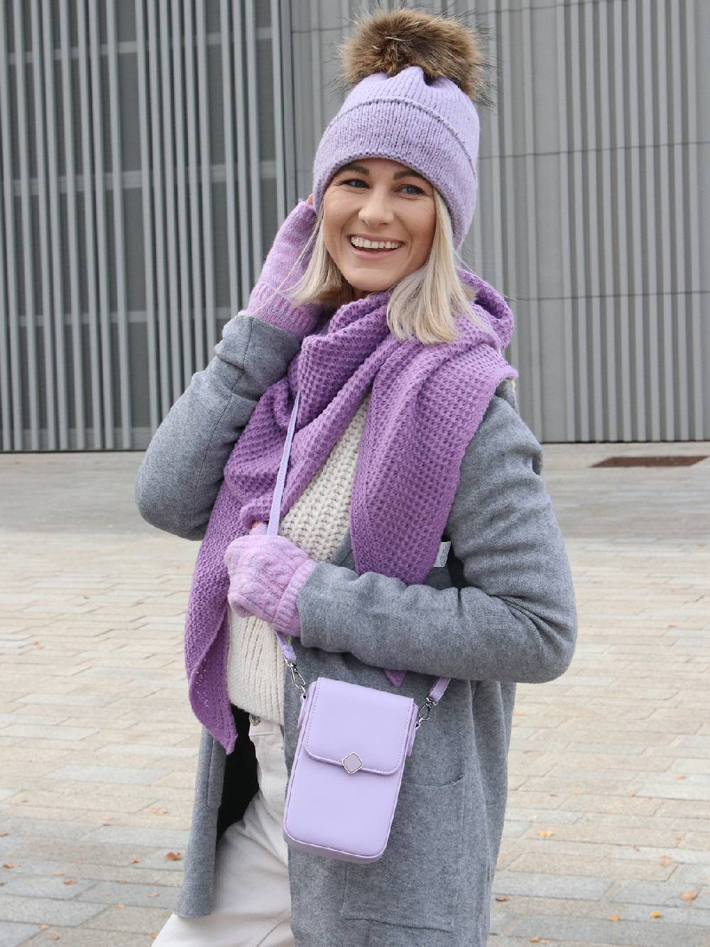Stylebreaker Strick Dreiecktuch Reiskorn Strickmuster Meist gekauft