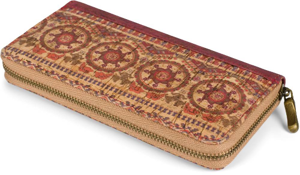 Stylebreaker Kork Geldbörse mit buntem Muster Print Verkauf