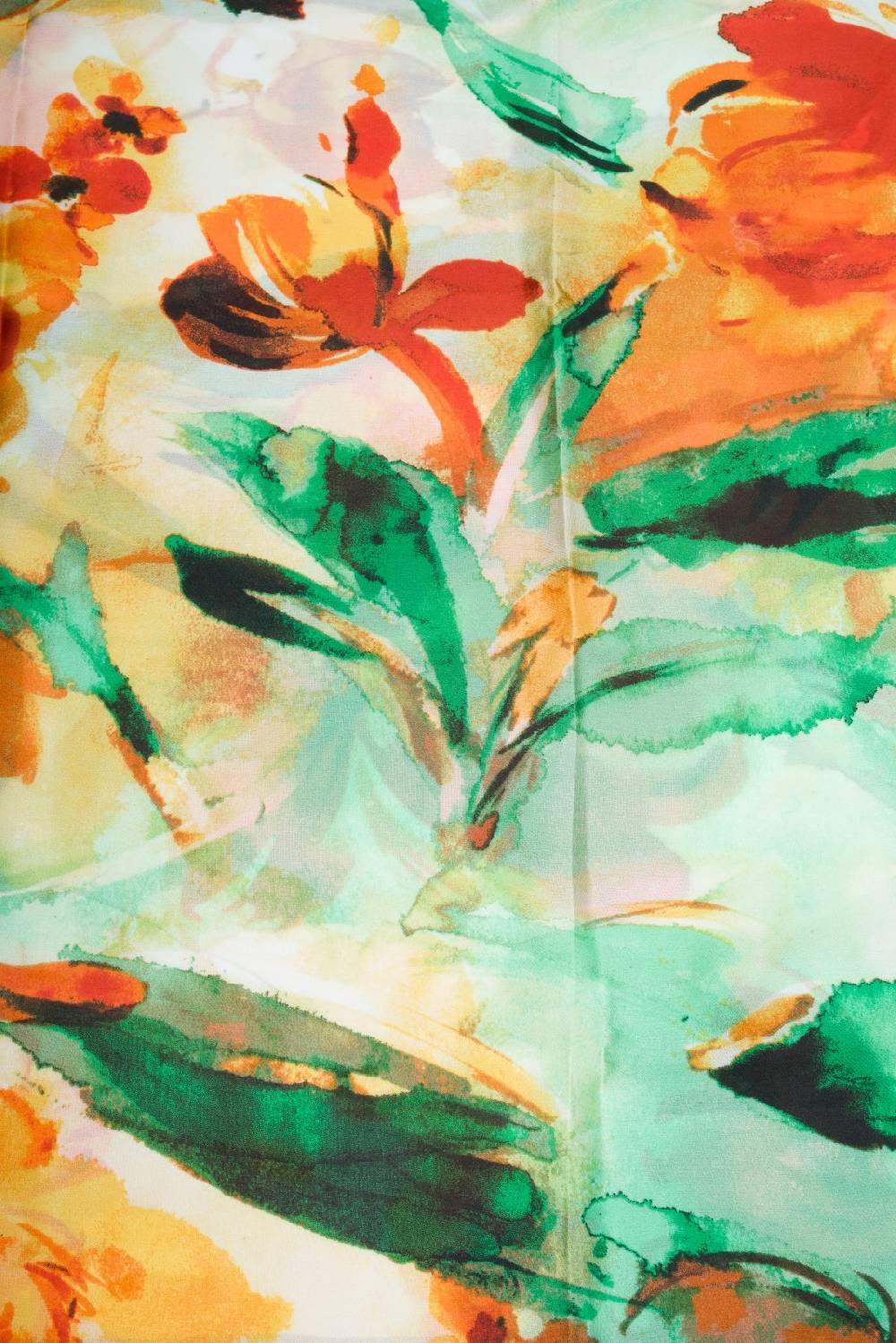 Stylebreaker Schal mit Aquarell Blumen Muster Blitzverkäufe
