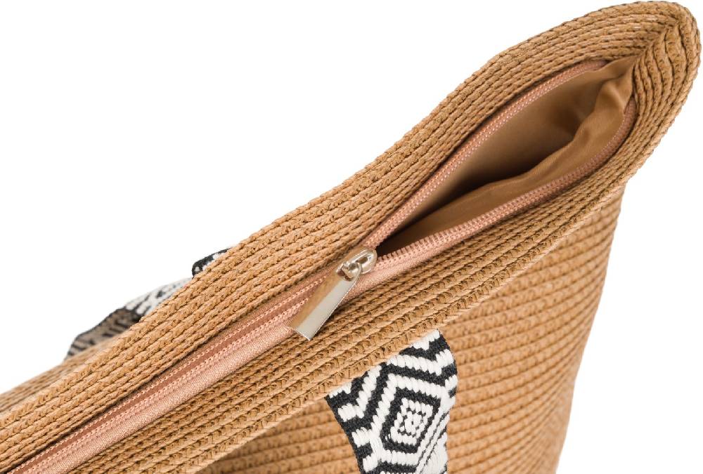 Stylebreaker Papierstroh Strandtasche Azteken Muster Angebote