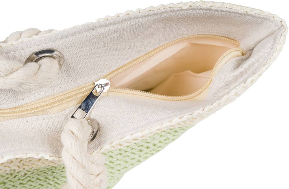 Stylebreaker Gestreifte Papierstroh Strandtasche Blitzverkäufe