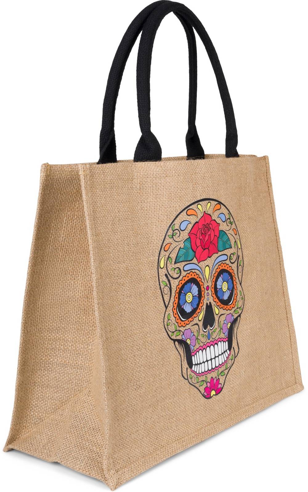 Stylebreaker Leinen Henkeltasche Sugar Skull Hotsell