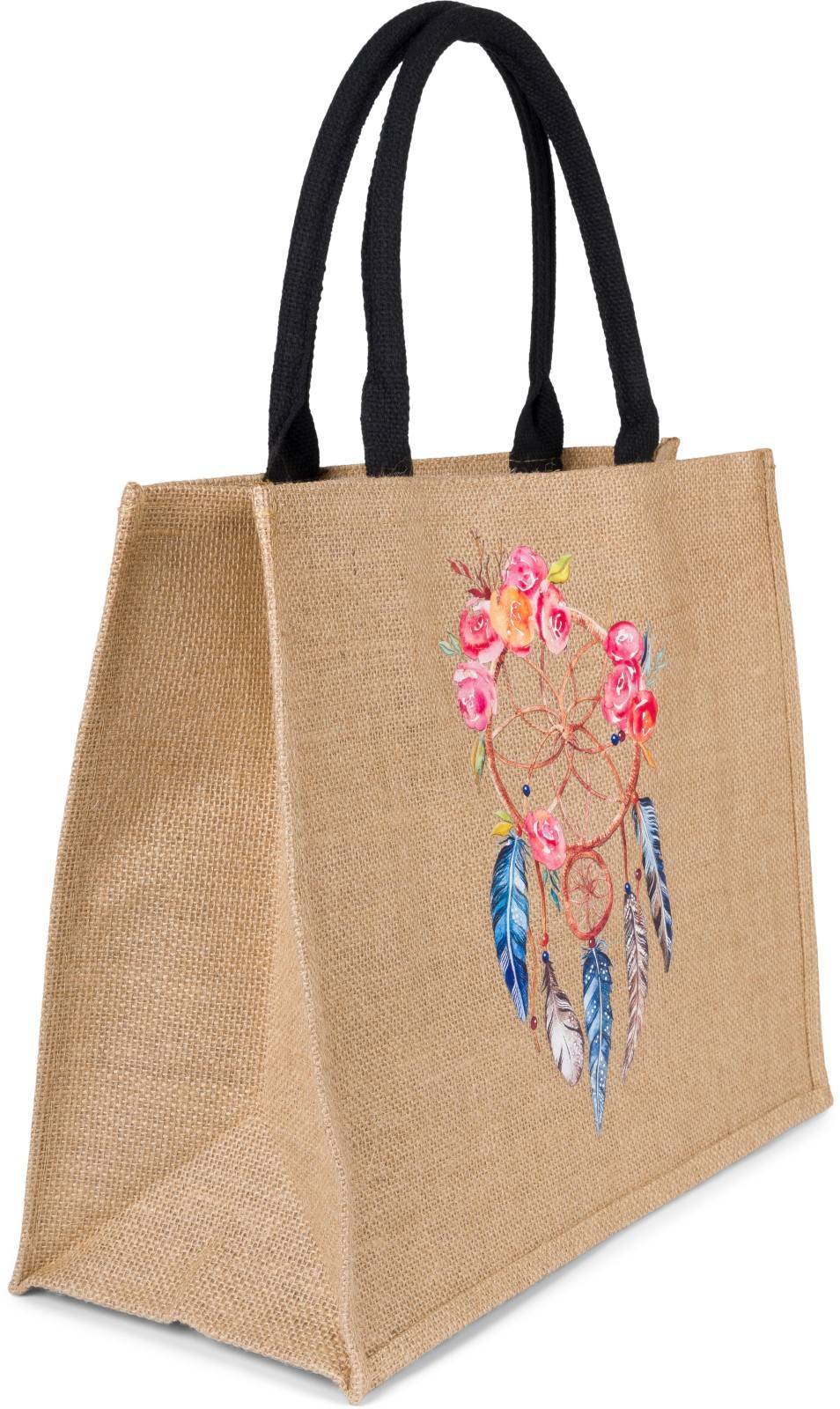 Stylebreaker Leinen Henkeltasche Traumfänger im Angebot
