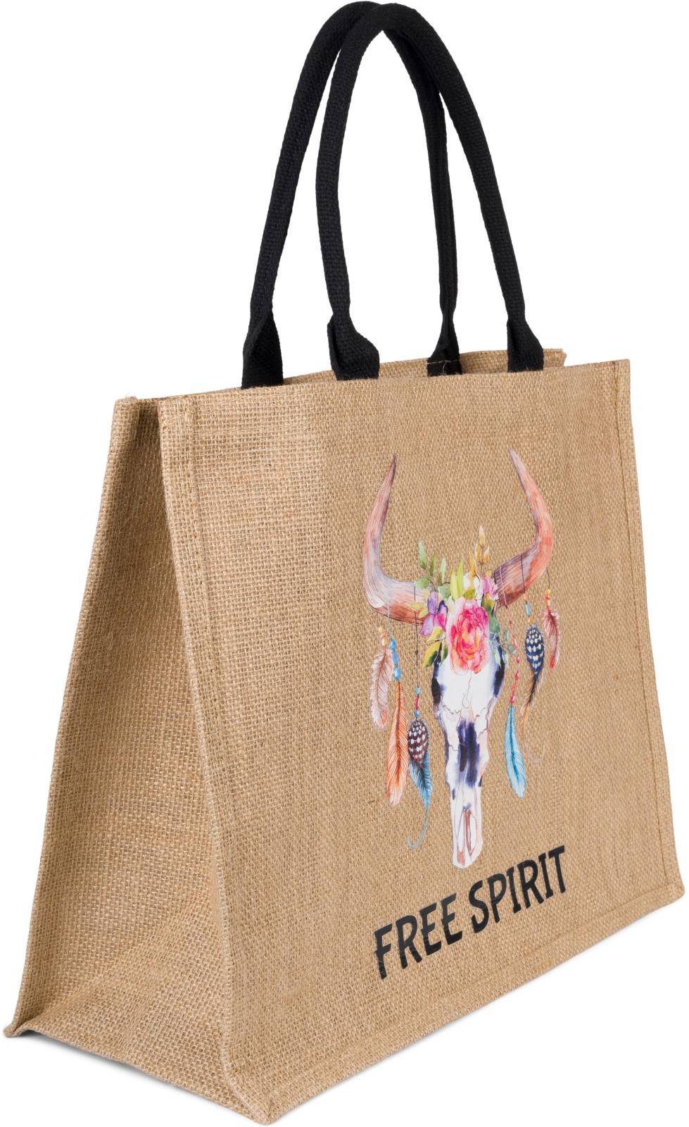 Stylebreaker Leinen Henkeltasche Boho Stier Günstiger Verkauf