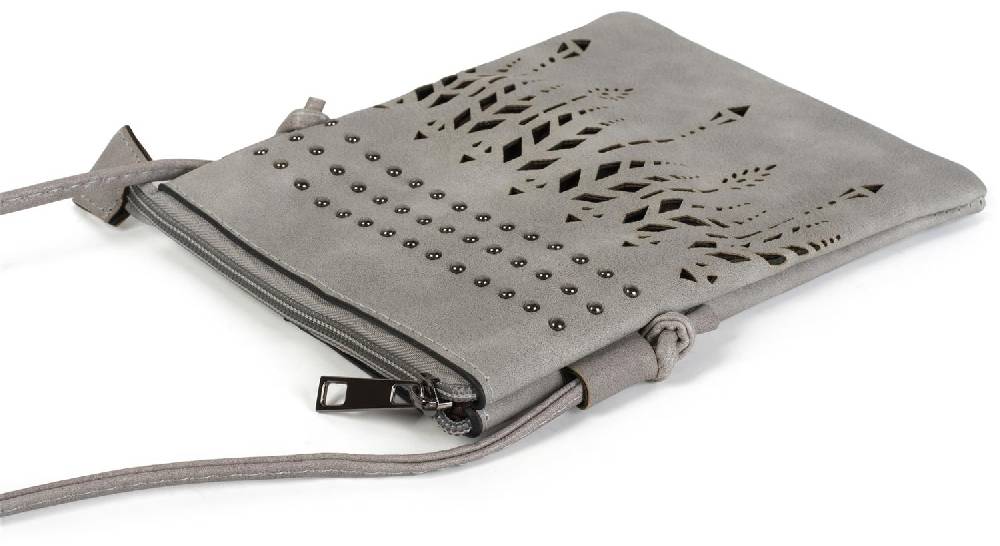Stylebreaker Mini Umhängetasche Ethno Cutout und Nieten Online