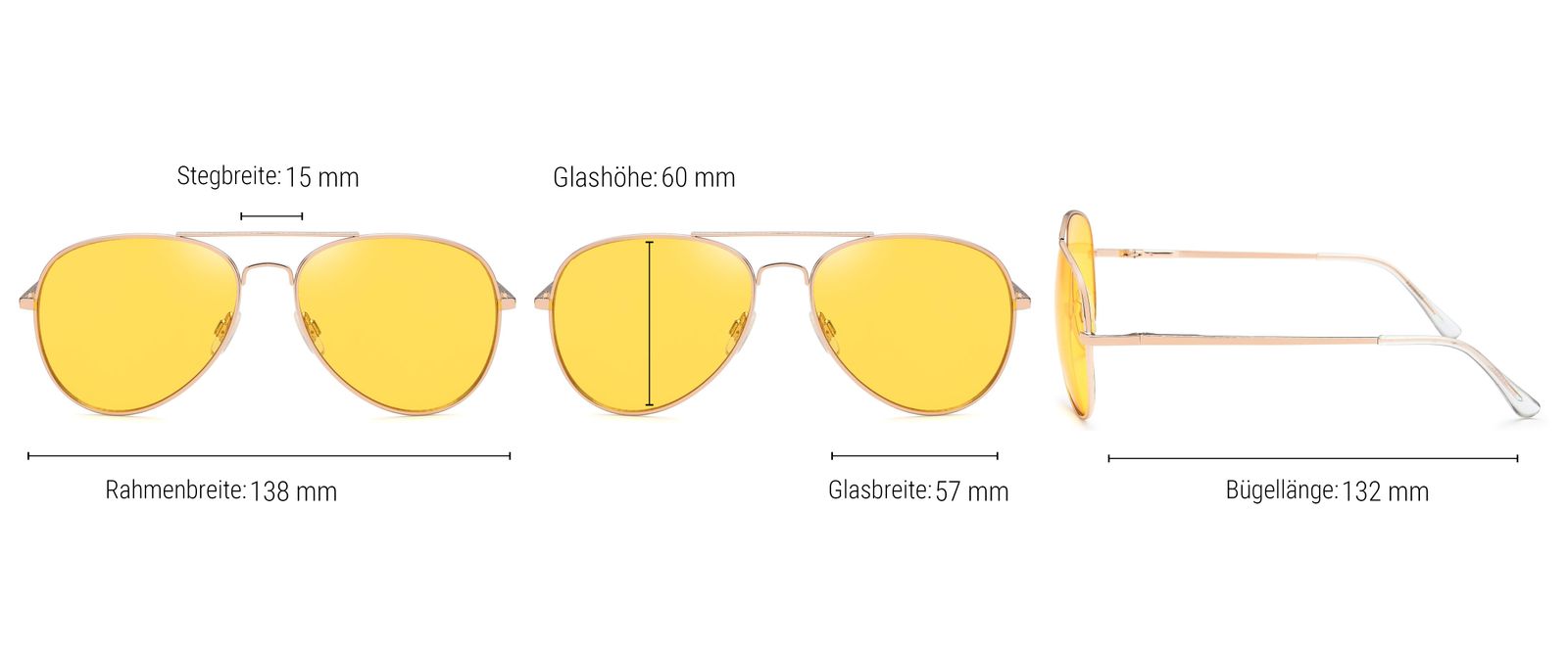 Stylebreaker Piloten Sonnenbrille Auslauf