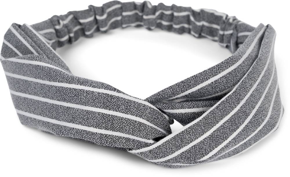 Stylebreaker Haarband mit Streifen Muster und Twist Knoten
