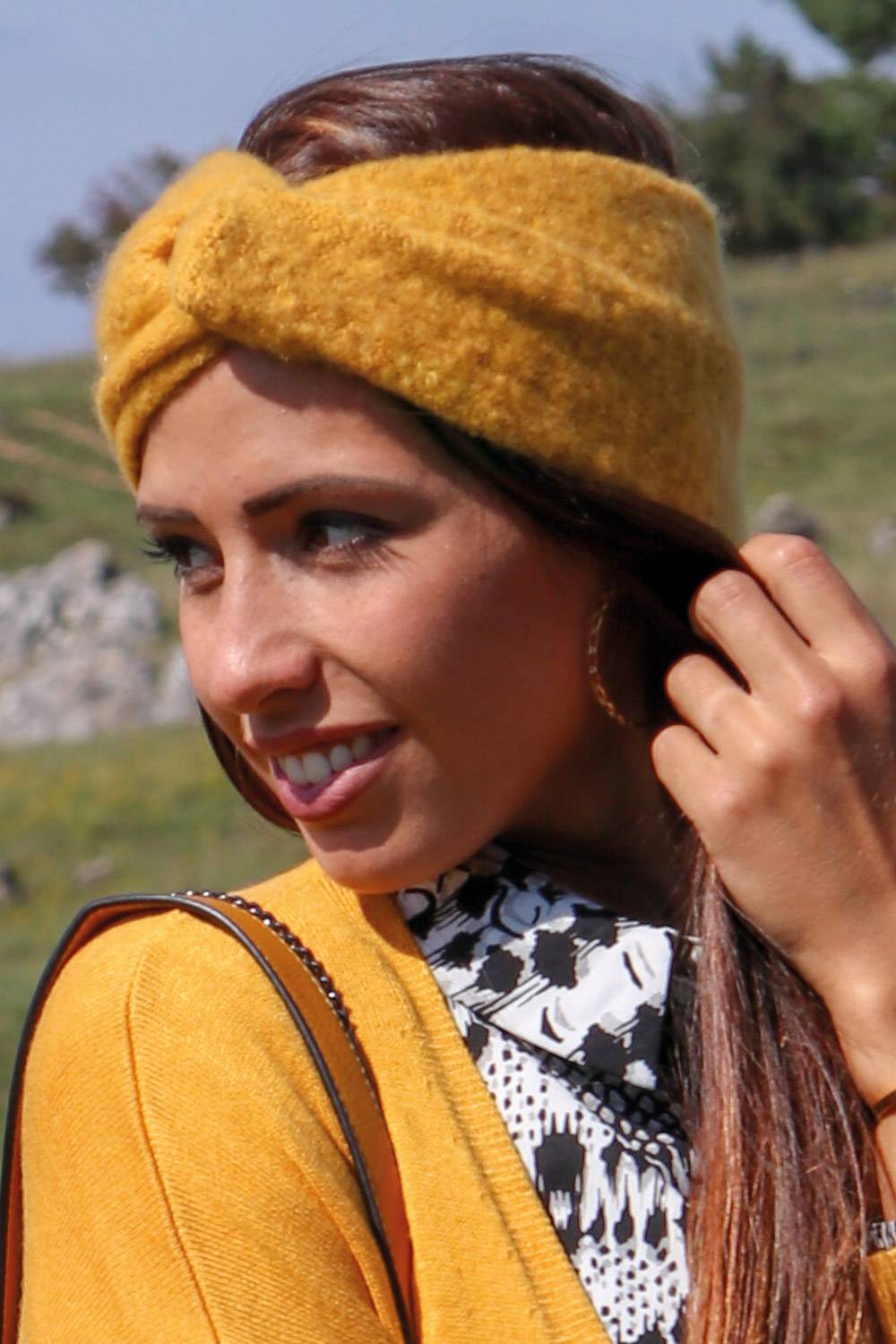 Stylebreaker Weiches Feinstrick Stirnband mit Twist Knoten Meist gekauft