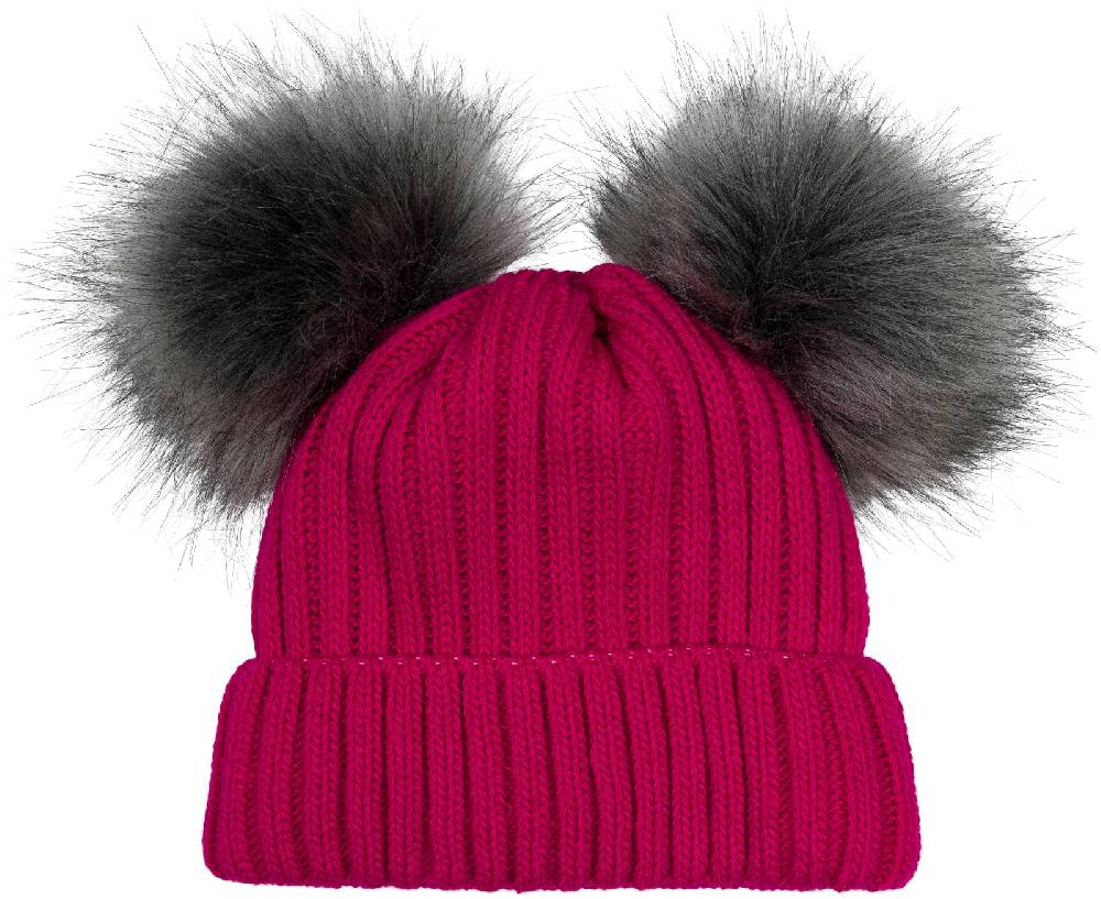 Stylebreaker Kinder Bommelmütze mit zwei Bommel Online