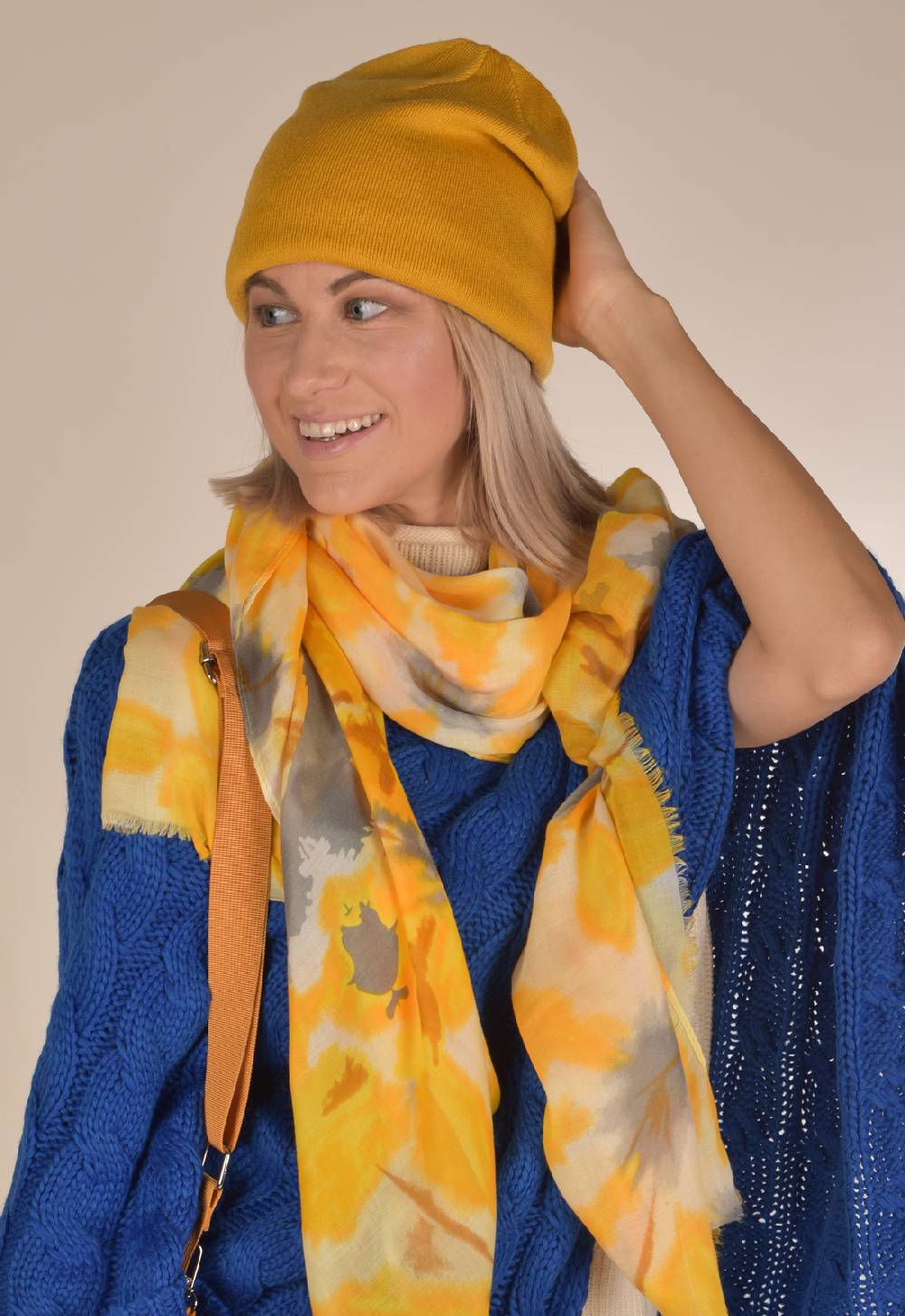 Stylebreaker Feinstrick Beanie Mütze Uni Doppellagig Schlussverkauf