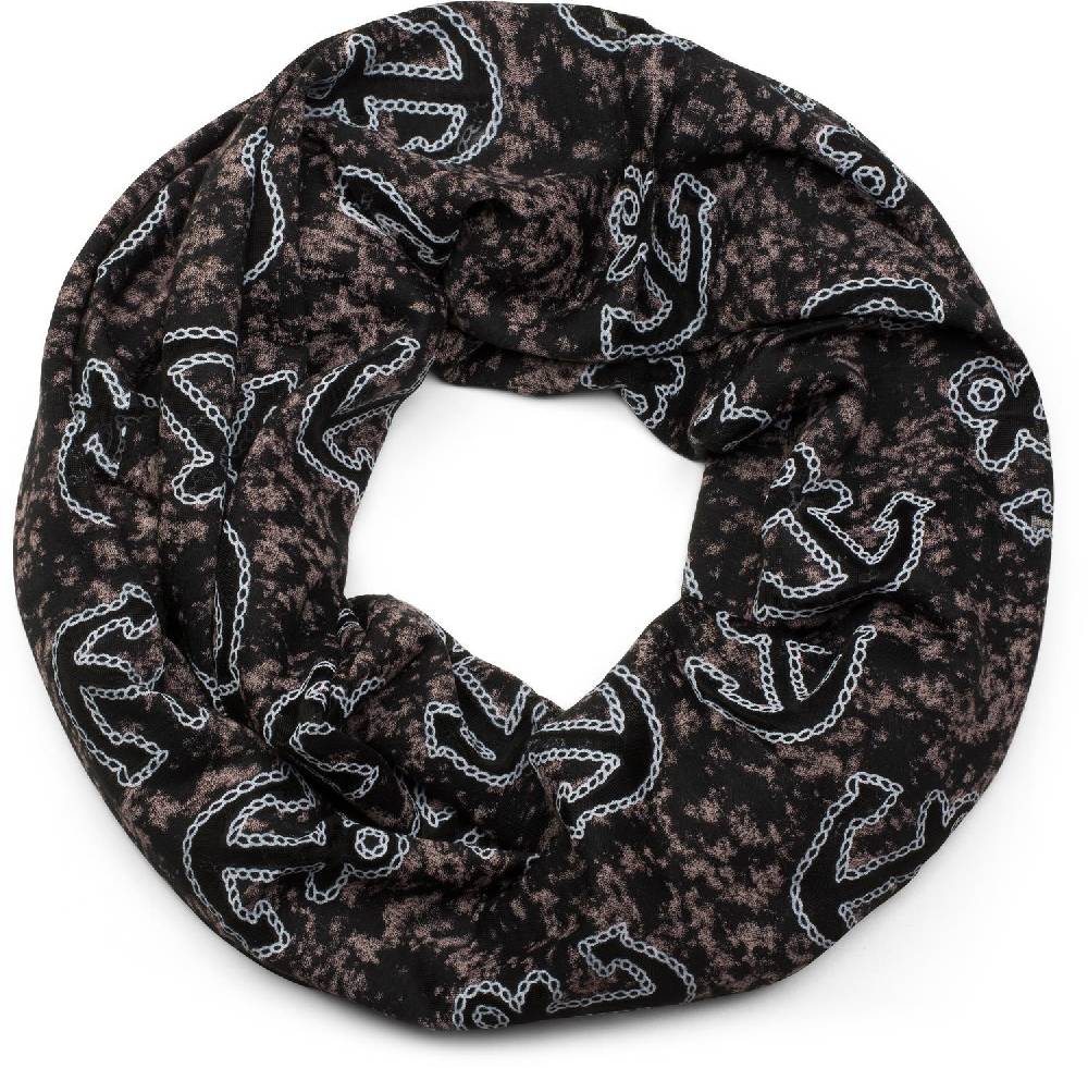 Stylebreaker Loop und Beanie Set im maritimen Anker Seil Print Look Blitzverkäufe